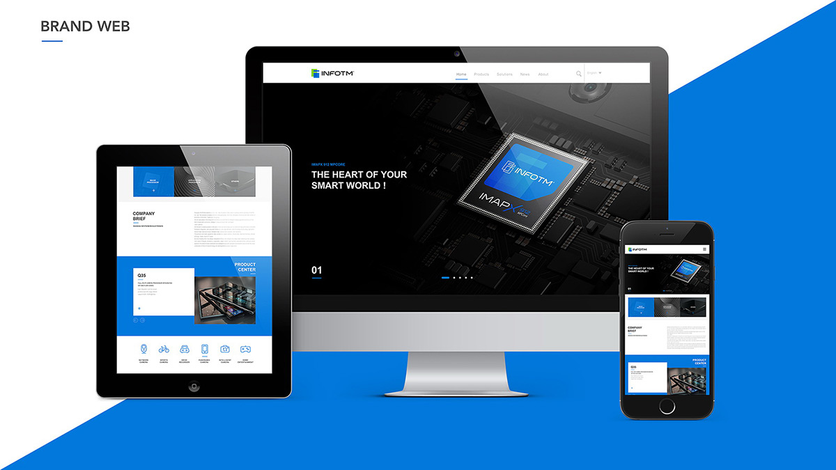 電子IC芯片公司品牌網站設計